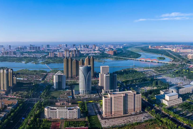 通辽市全景俯瞰图。（图片来源：通辽市行政审批政务服务与数据管理局）.png